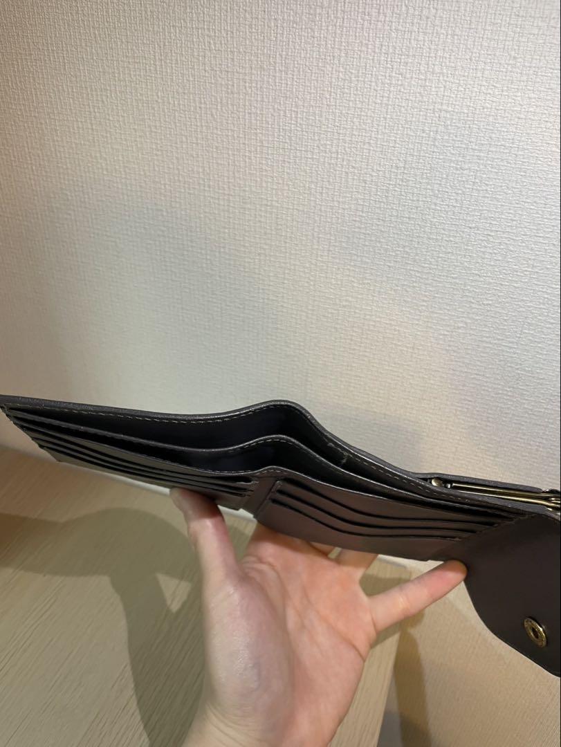IL BISONTE イルビゾンテ がま口 フラップ 2つ折り 財布 ウォレット