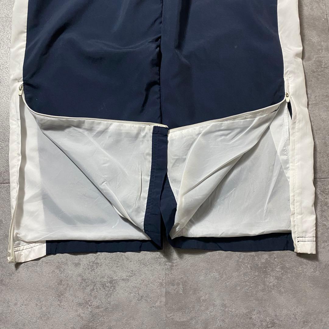 00's adidas　刺繍パフォーマンスロゴ　サイドライン　トラックパンツ