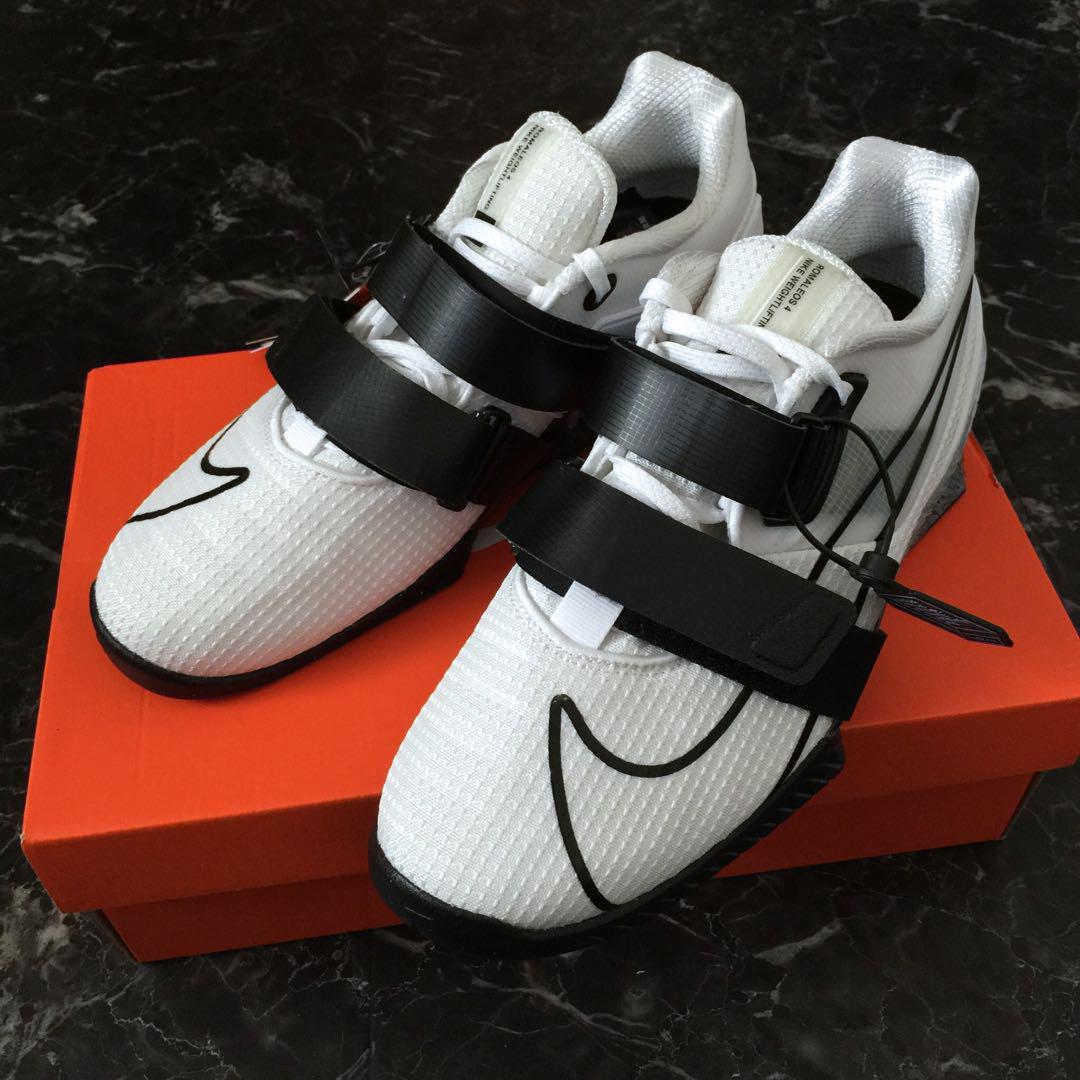 ナイキ ロマレオス4 スクワット ウエイトリフティングシューズパワーリフティング NIKE Romaleos 4 Black/Gold ナイキ ロマレオス ブラック