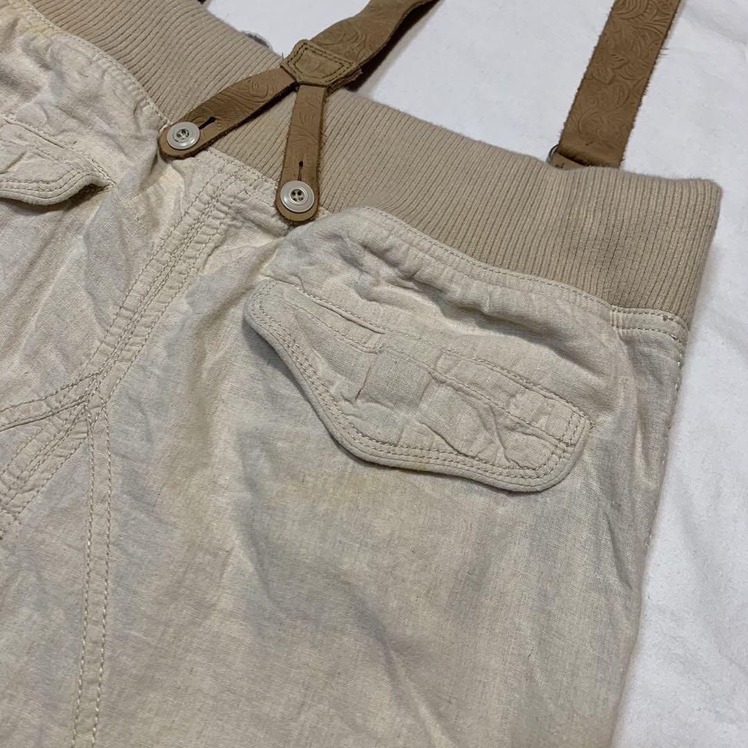 スカート goa linen zip gimmick design long skirt