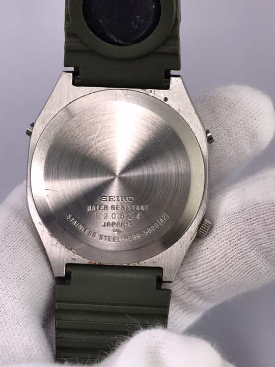 希少品 セイコー H239-5020 デジタル 腕時計 稼働品 メンズ