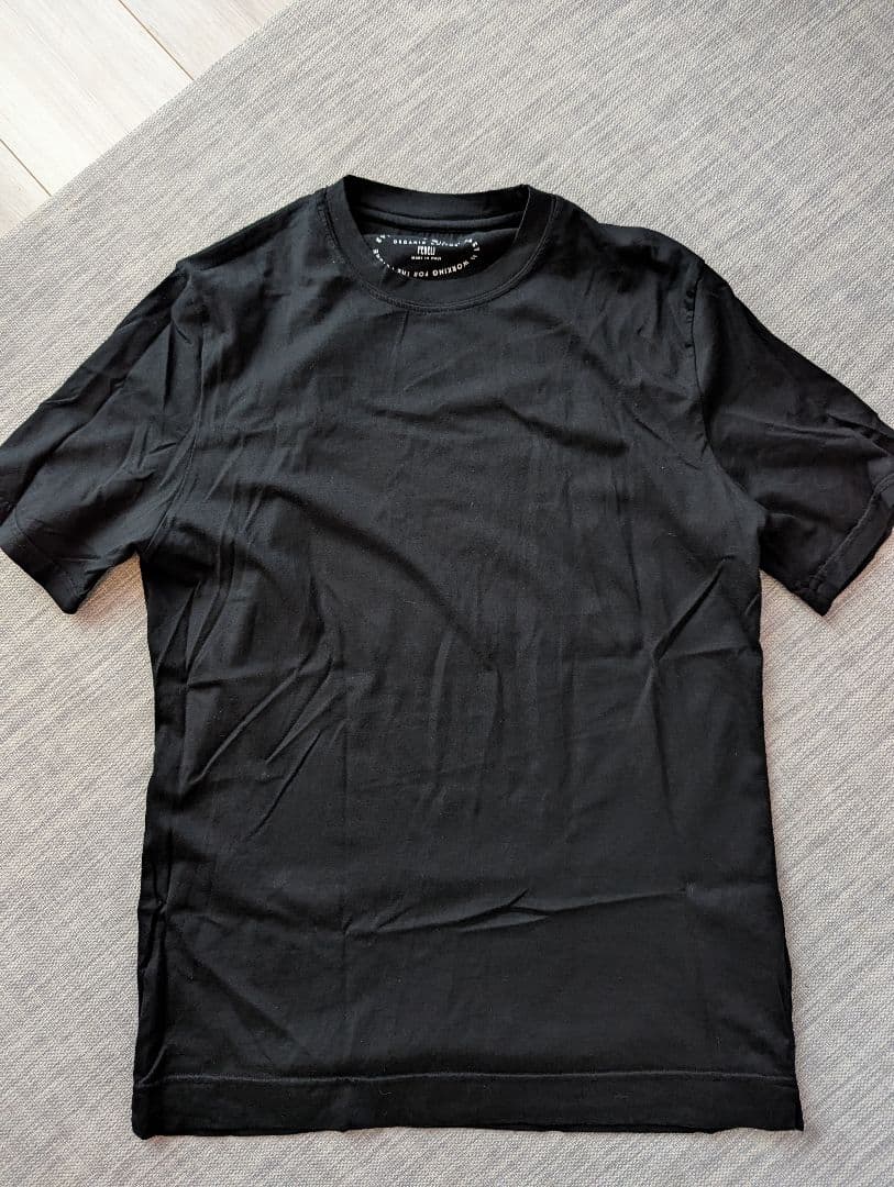 Fedeli オーガニックコットン Tシャツ 黒