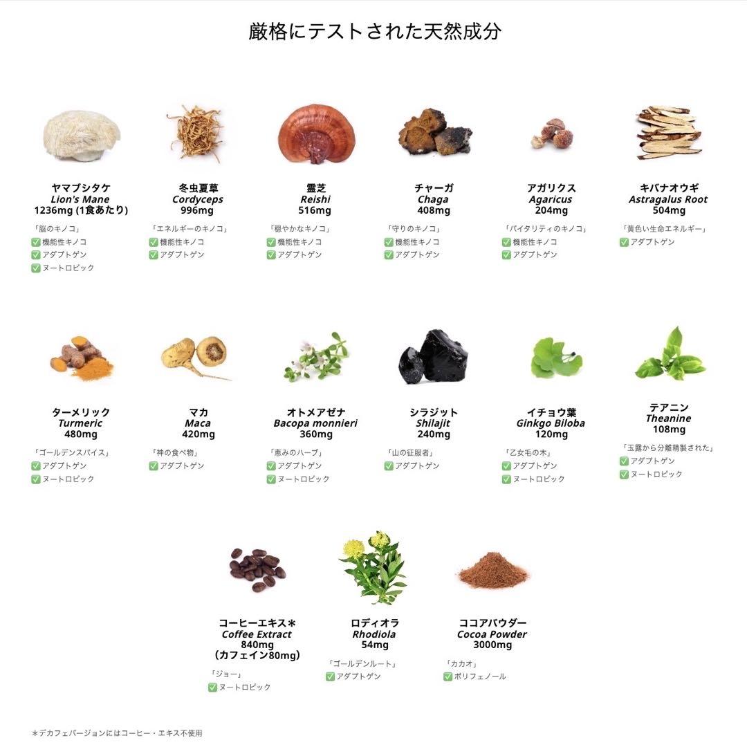 本日到着！／AdaptoLatte☆ アダプトラテ 抹茶360g 機能性キノコ
