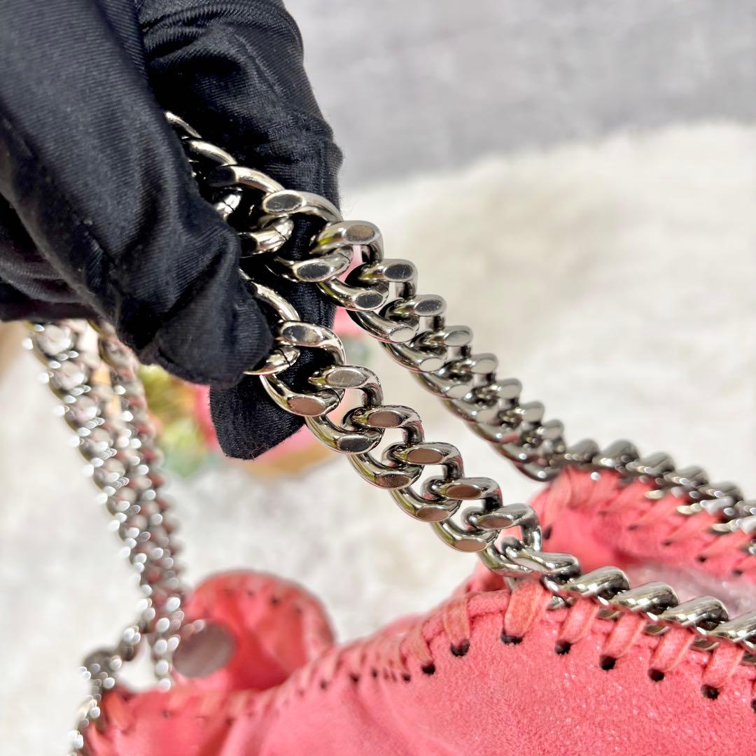 【希少色】 ステラマッカートニー ファラベラ 赤 ショルダー チェーン 2way