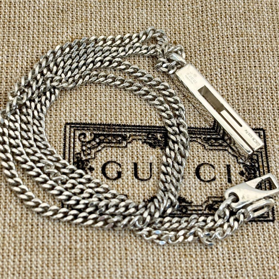 新品磨き】GUCCI カットアウトG スタンダート ネックレス 44cm