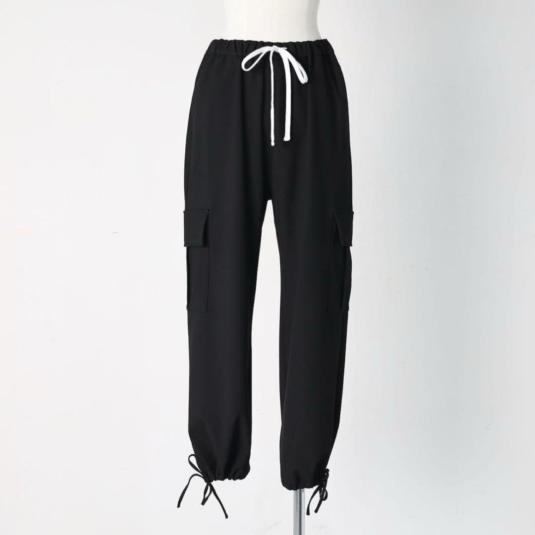 gypsohila ジプソフィア イージーカーゴパンツ 黒 新品未使用