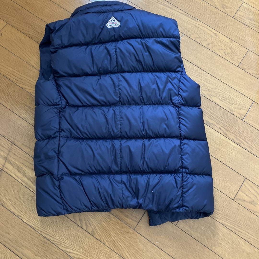 PYRENEX ダウンベスト FRS JPS S ネイビー