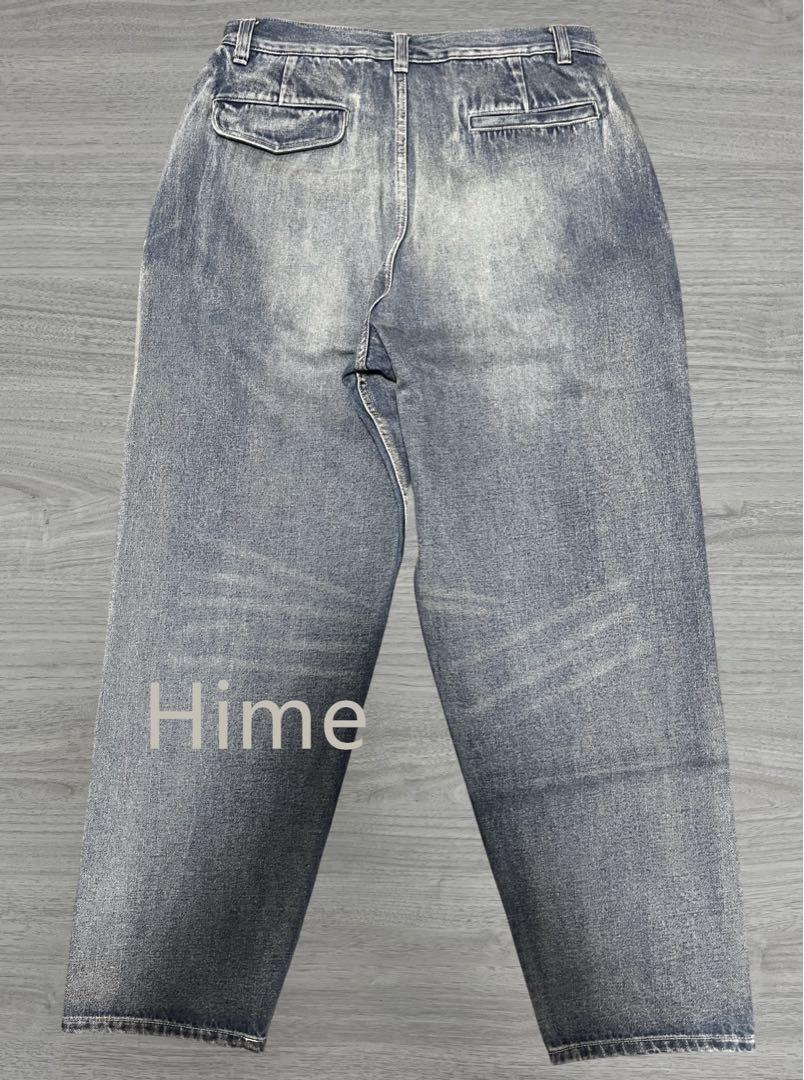 パンツ Graphpaper Selvage Denim Two Tuck Pants