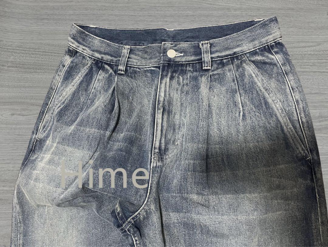 パンツ Graphpaper Selvage Denim Two Tuck Pants