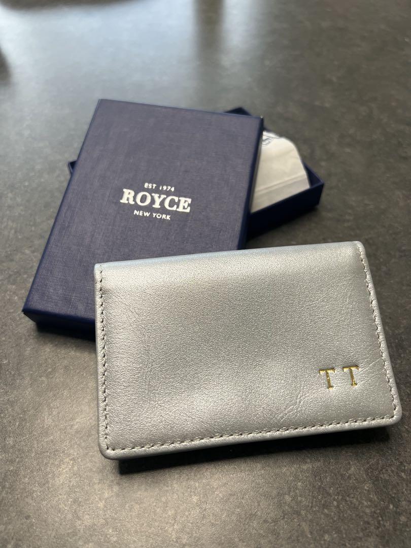 【新品・未使用】ROYCE ロイス 名刺入れ／カードケース グレー