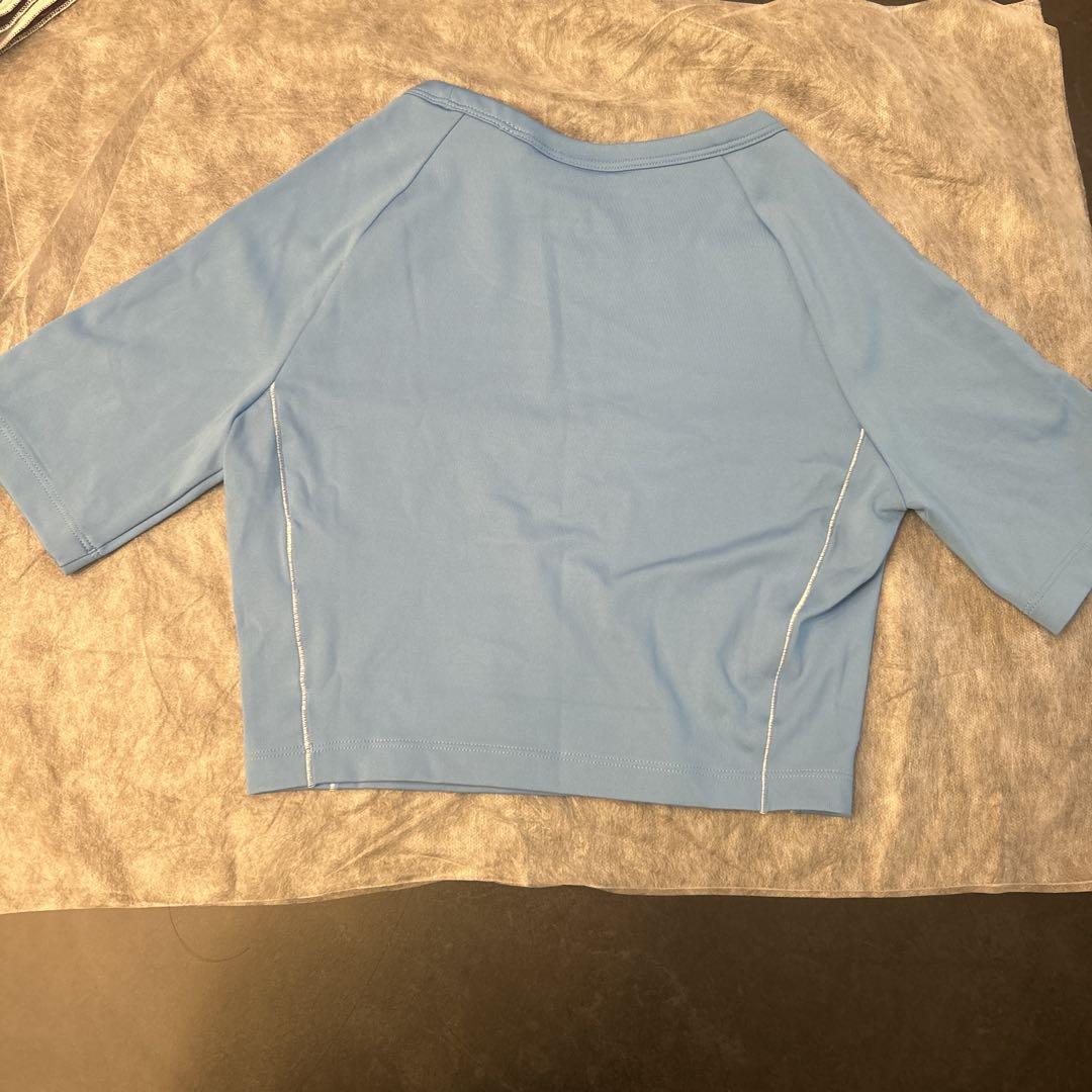 adidas ライトブルー 半袖Tシャツ M adidas - adidas アディダス メンズ 半袖 Tシャツ ブルー 水色