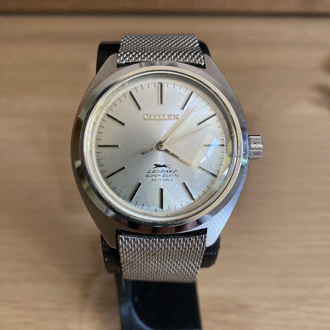 【OH済】CITIZEN LEOPARD ノンデイト レオパール