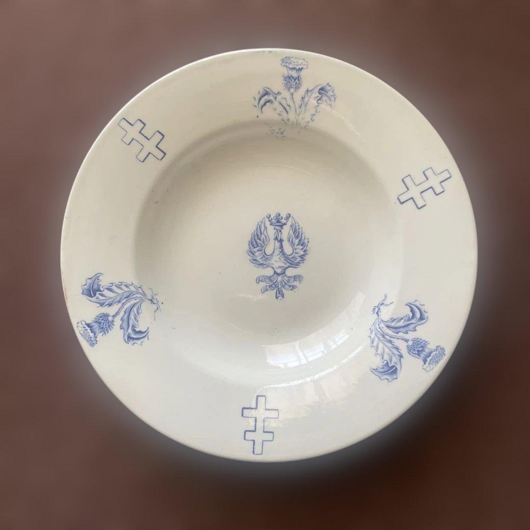 Luneville リュネヴィル ロレーヌ十字深皿 Luneville リュネヴィル ロレーヌ十字深皿