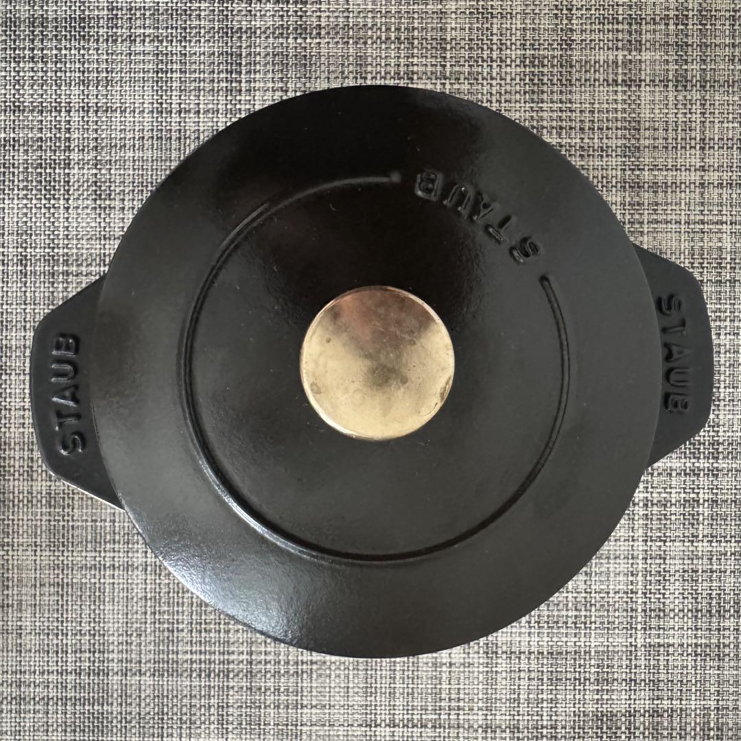 STAUB ラ・ココット de GOHAN Mサイズ ブラック ストウブ