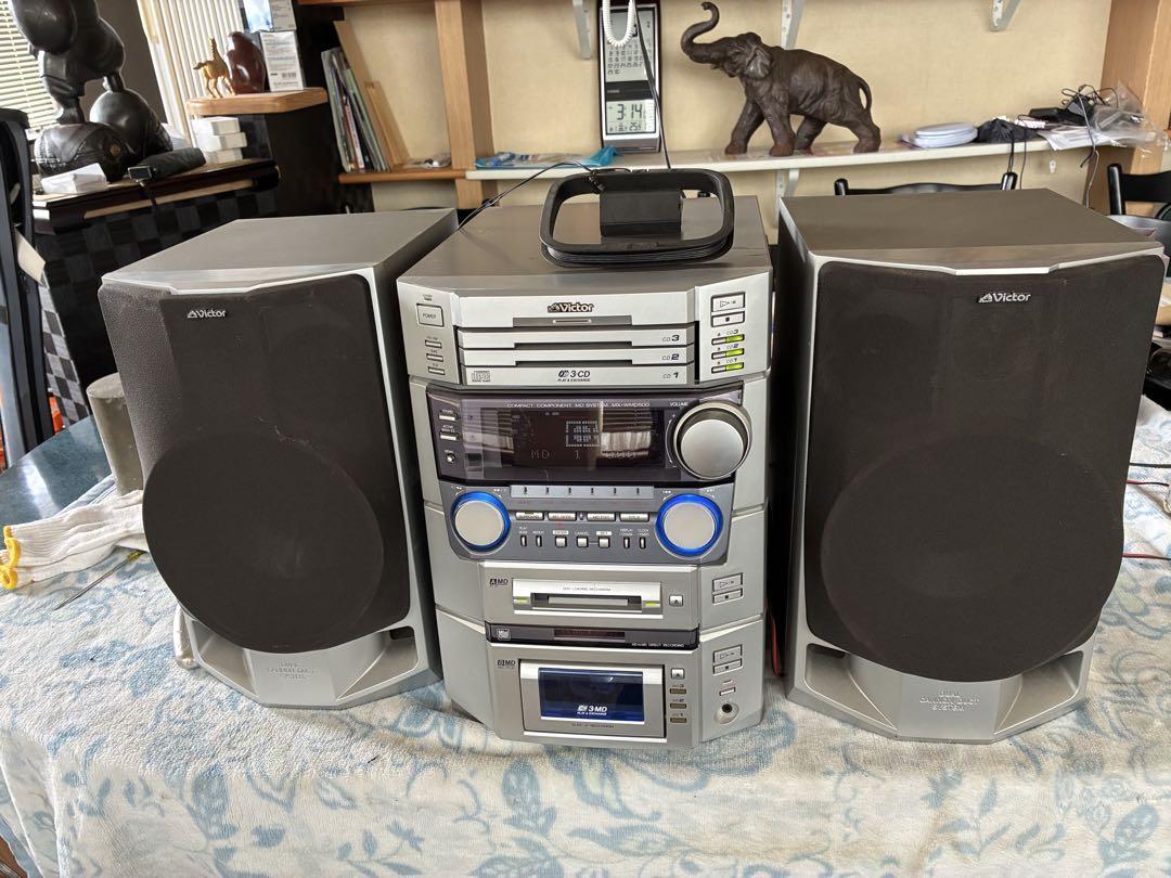 Victor MX-WMD500 3連コンポ　中古　ジャンク品