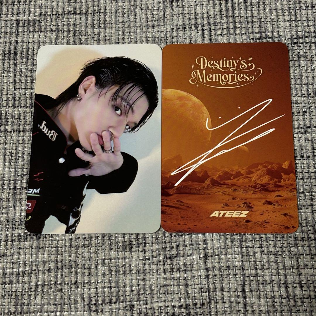 ATEEZ destiny ver ウヨン トレカ ATEEZ destiny exhibition ポップアップ トレカ ウヨン