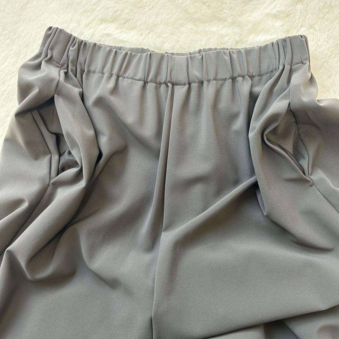 美品ミズイロインド　サルエルパンツ　オールシーズン　チャコールグレー　1(Ｍ)