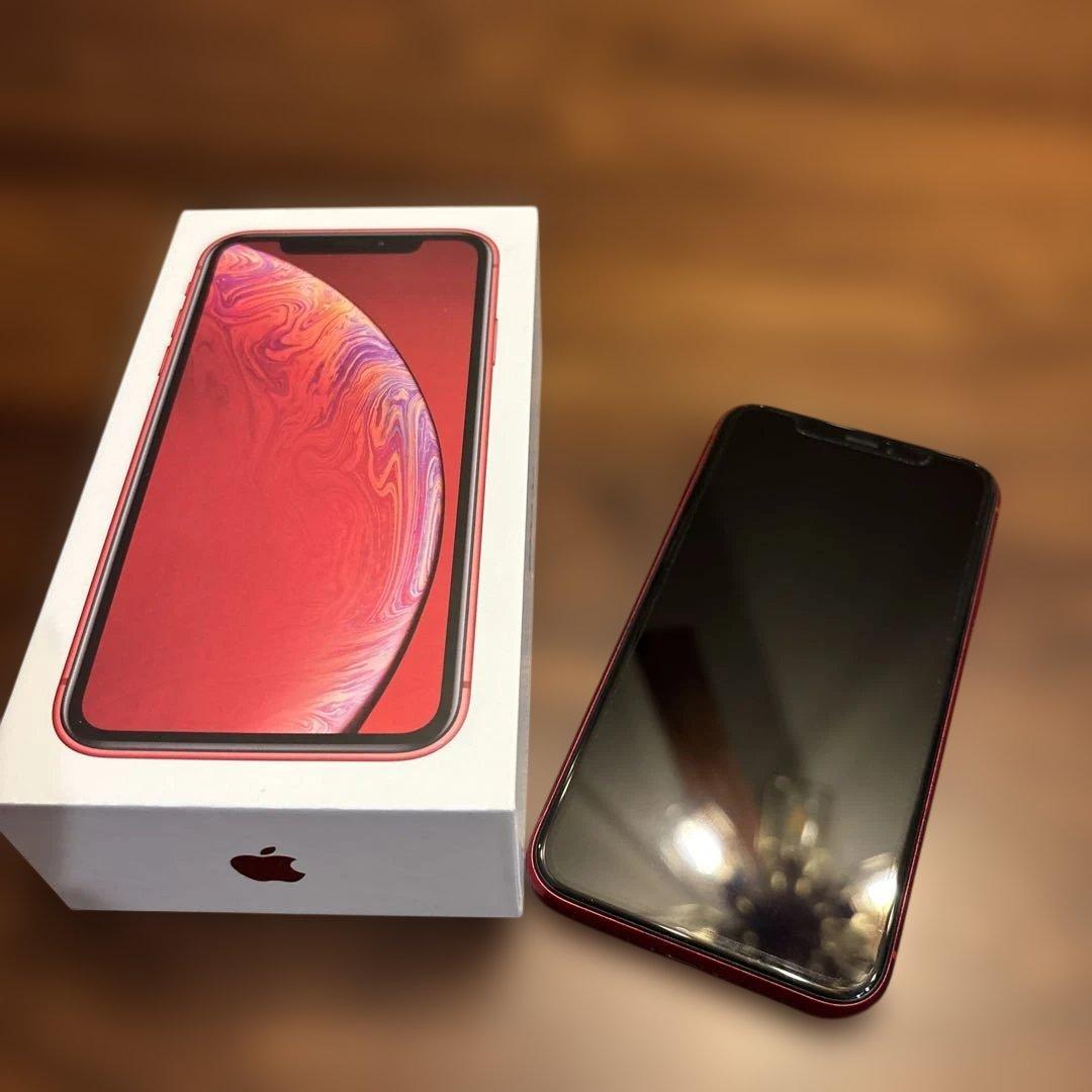 Apple iPhone XR レッド 本体 64GB き