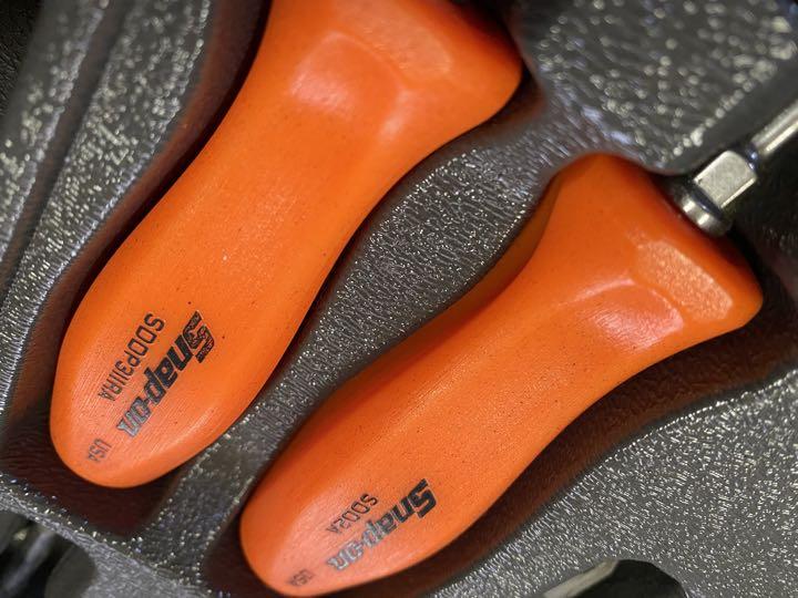 snap-on ドライバーセット　旧グリップ　オレンジ