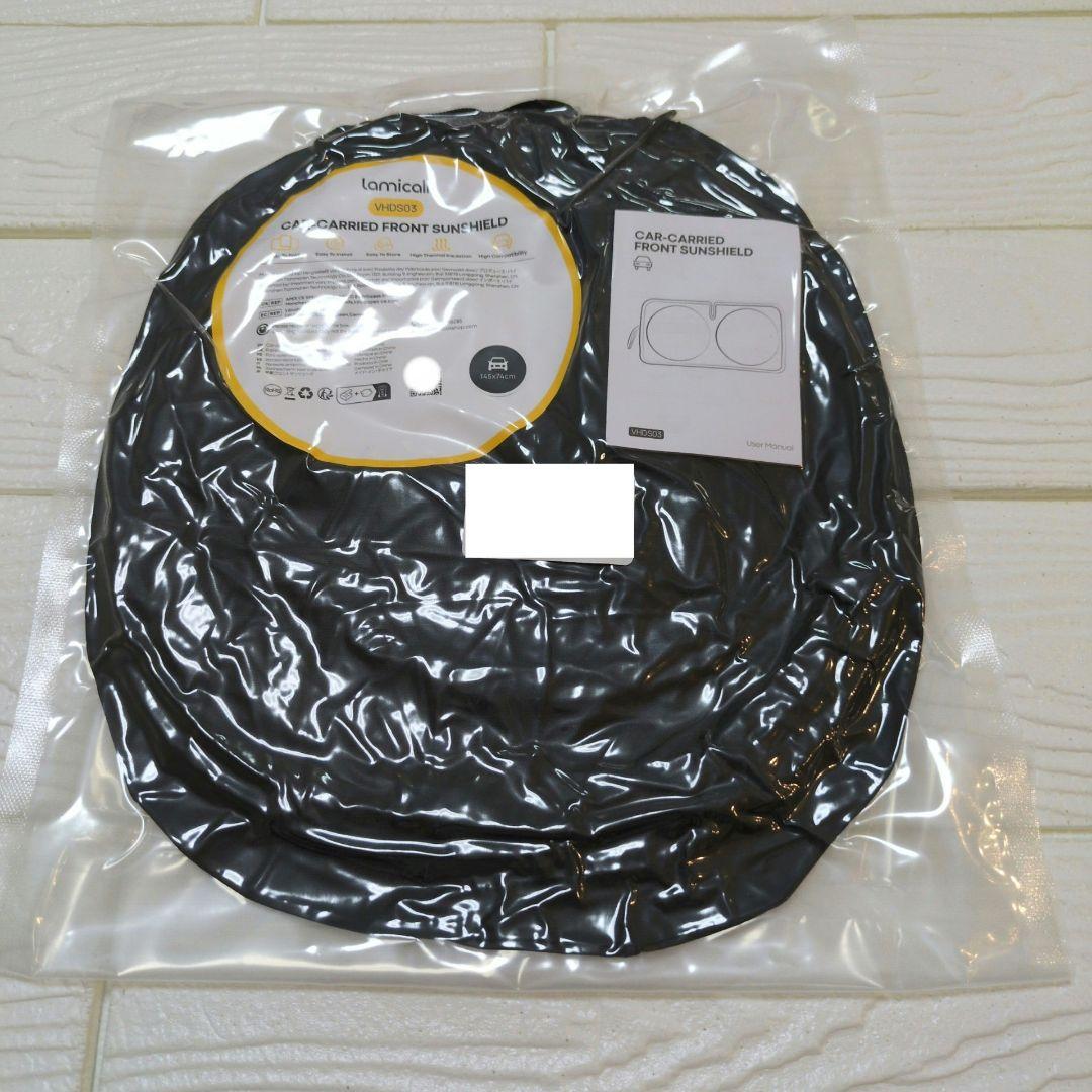 車 サンシェード フロント 日除け 折りたたみ式 145×74cm カー用品