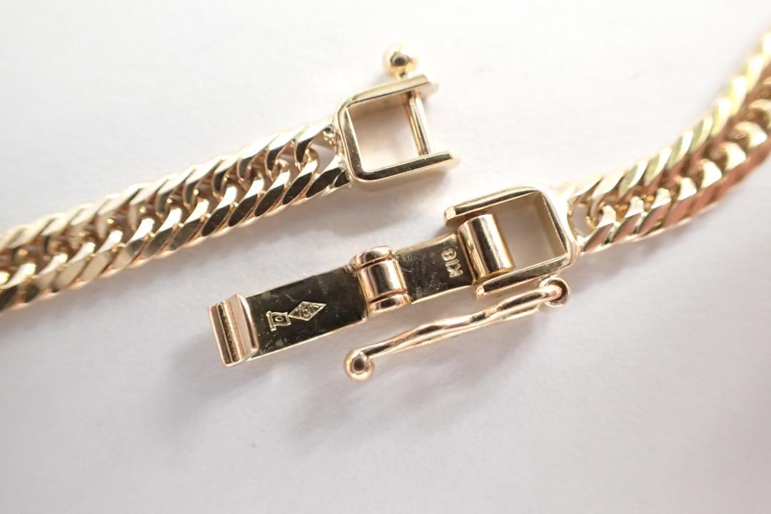 19/未使用品 K18 18金 8面 トリプル 喜平 ネックレス 約20.2g 19/未使用品 K18 18金 8面 トリプル 喜平 ネックレス 約20.2g
