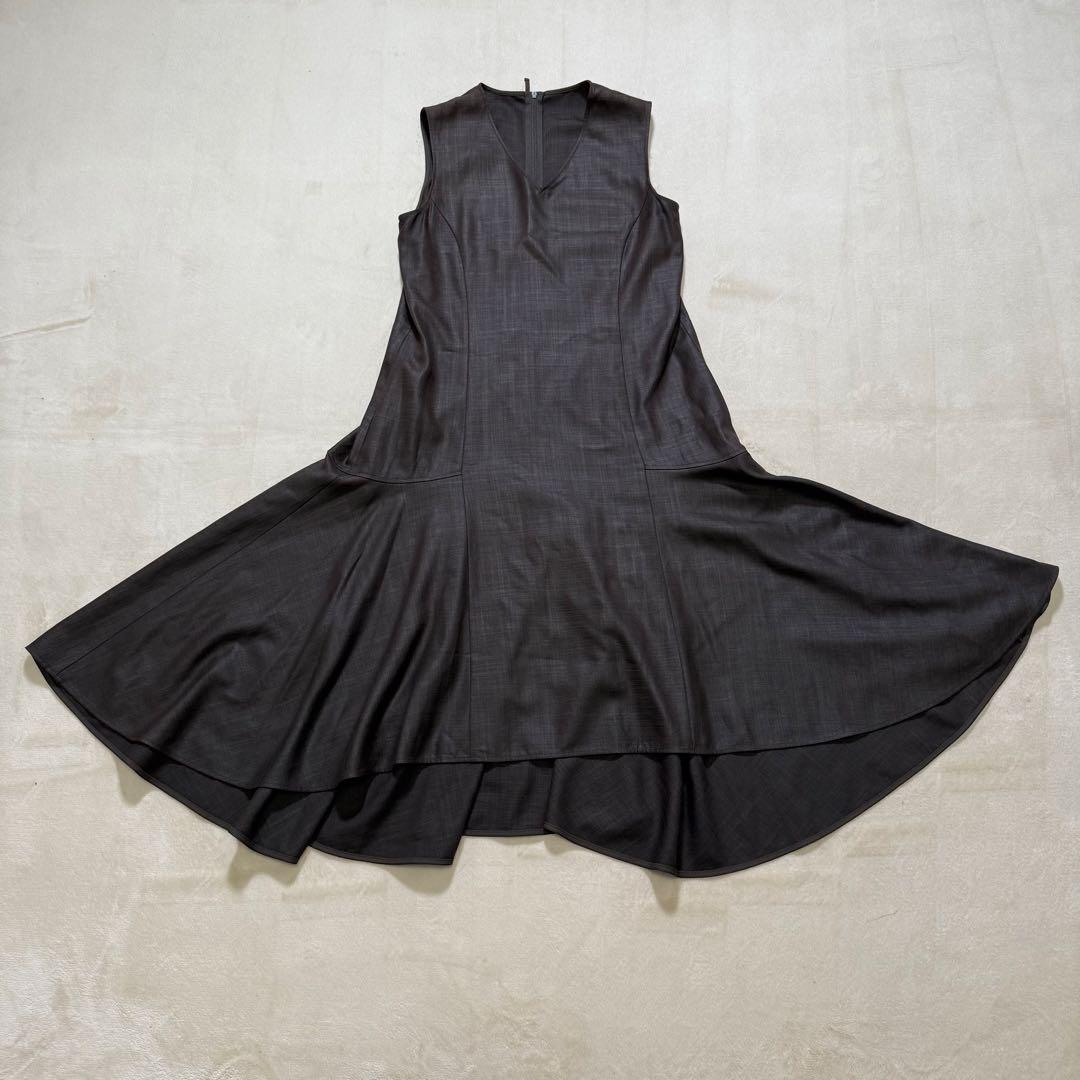 FOXEY 2021SS elegance hem ワンピース 茶　38 FOXEY 2021SS elegance hem ワンピース 茶 38
