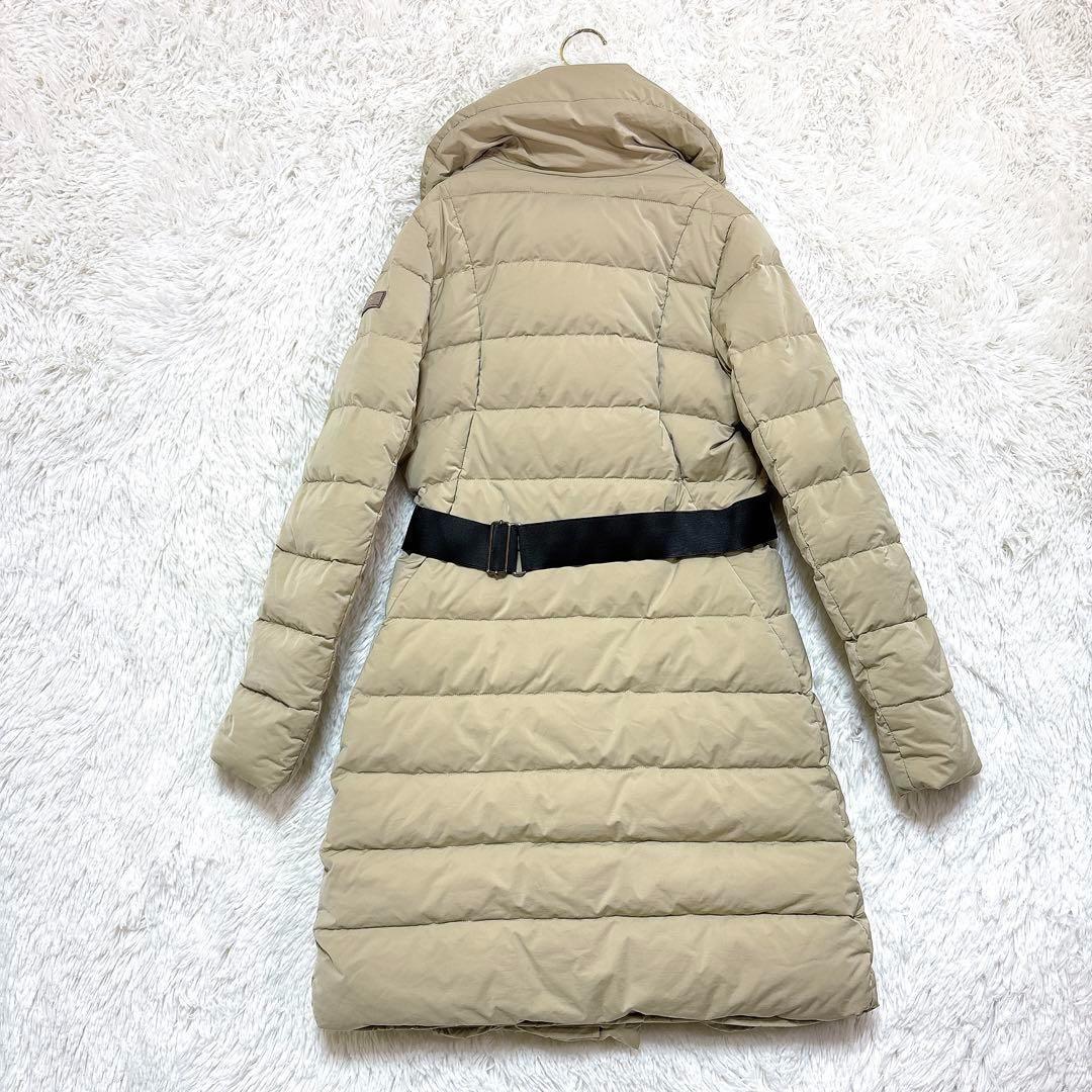 美品/タトラス(L)ロングダウンコート/ウエストベルト/女優襟/ダウンジャケット 美品/タトラス(L)ロングダウンコート/ウエストベルト/女優襟/ダウンジャケット