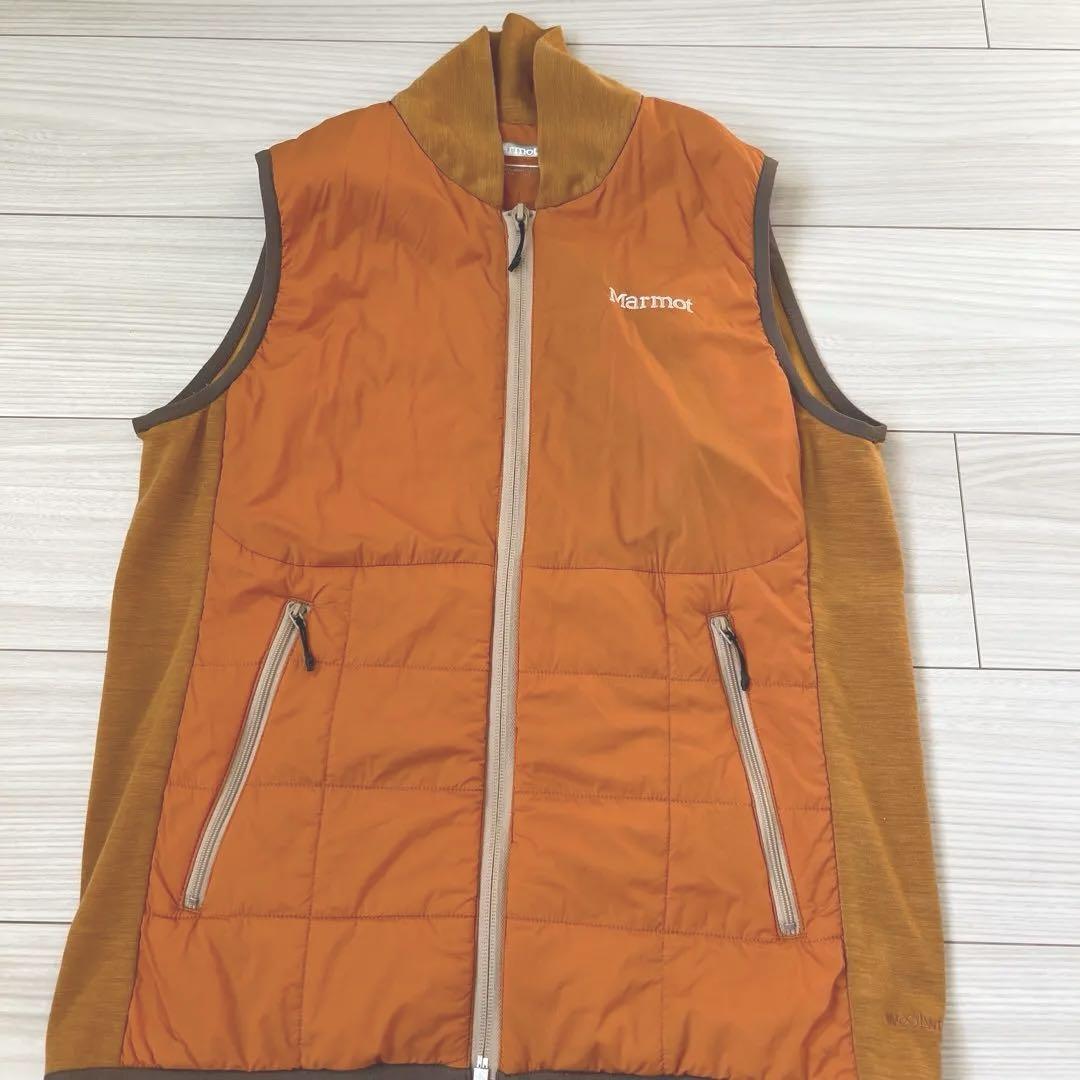 Marmot ウィメンズ　化繊中綿ベスト オレンジ