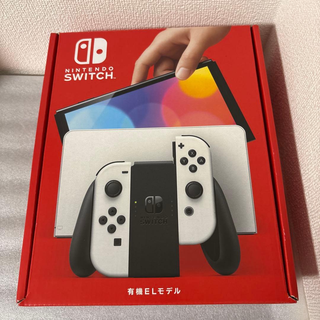 【任天堂】Nintendo Switch 有機ELモデル ホワイト　新品未使用Nintendo Switch