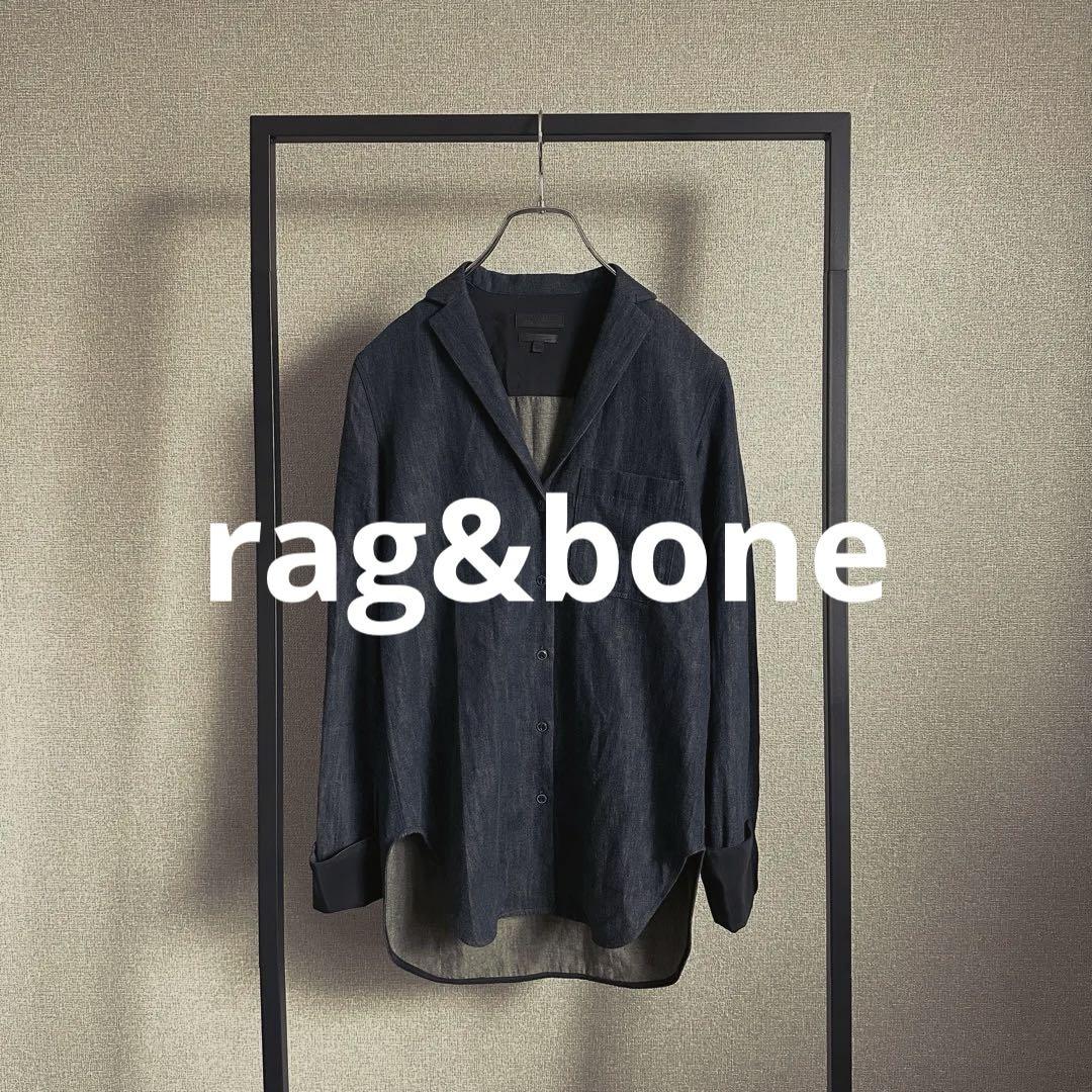 〈 rag&bone 〉 US製 テーラード デニムシャツ