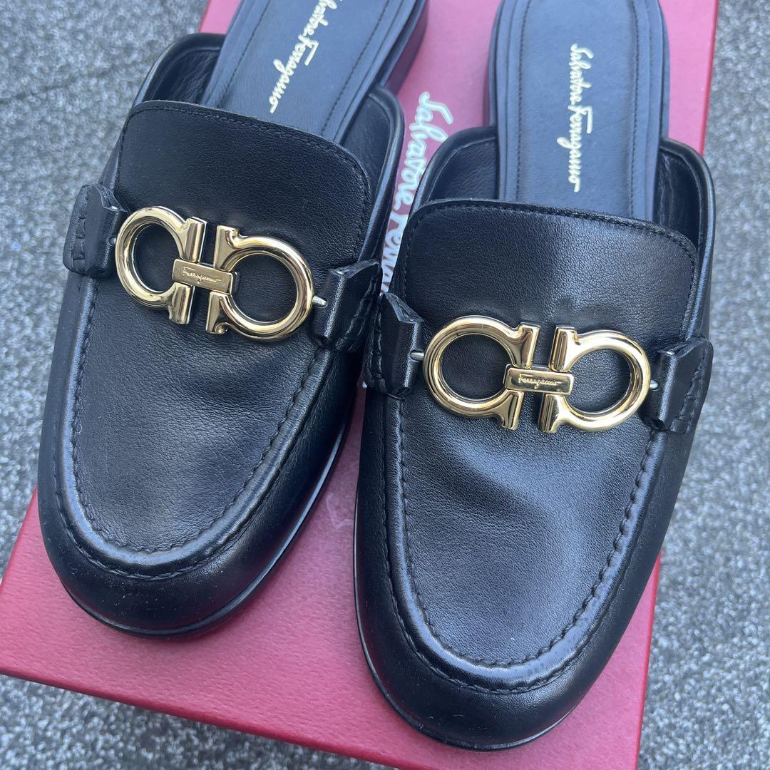 【美品】Salvatore Ferragamo ガンチーニ ローファー