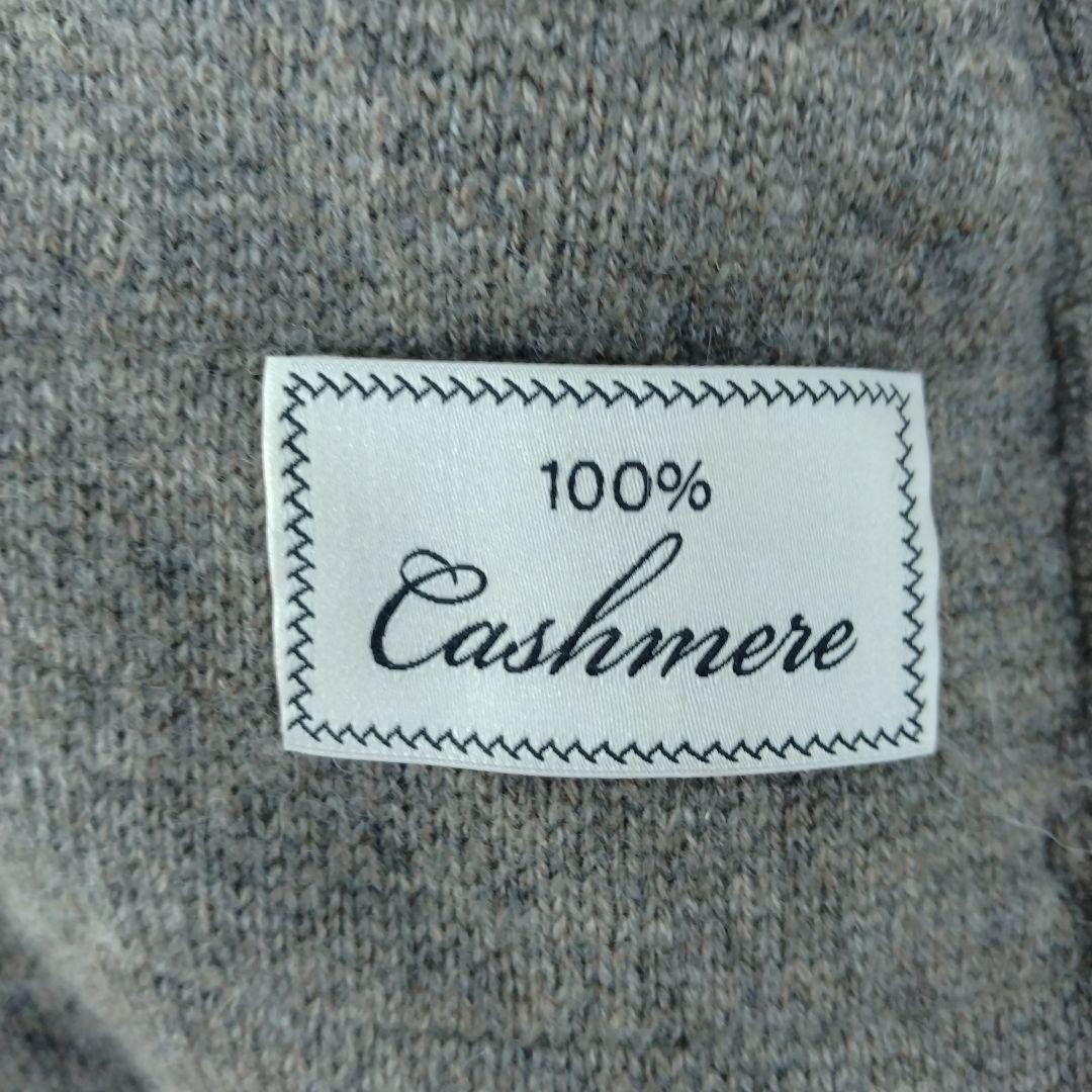 未使用✩ホワイトフォックス✩シルバーフォックス✩カシミヤ100%✩カジュアル✩軽