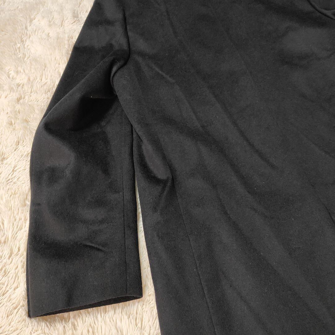 新品タグ付✨カシミヤ✨着丈101cm✨UNIQLO チェスターコート ロング丈