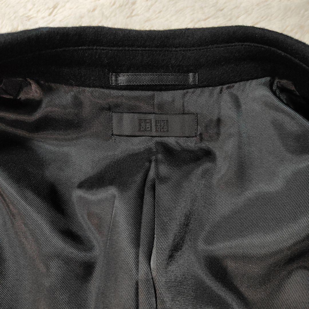 新品タグ付✨カシミヤ✨着丈101cm✨UNIQLO チェスターコート ロング丈