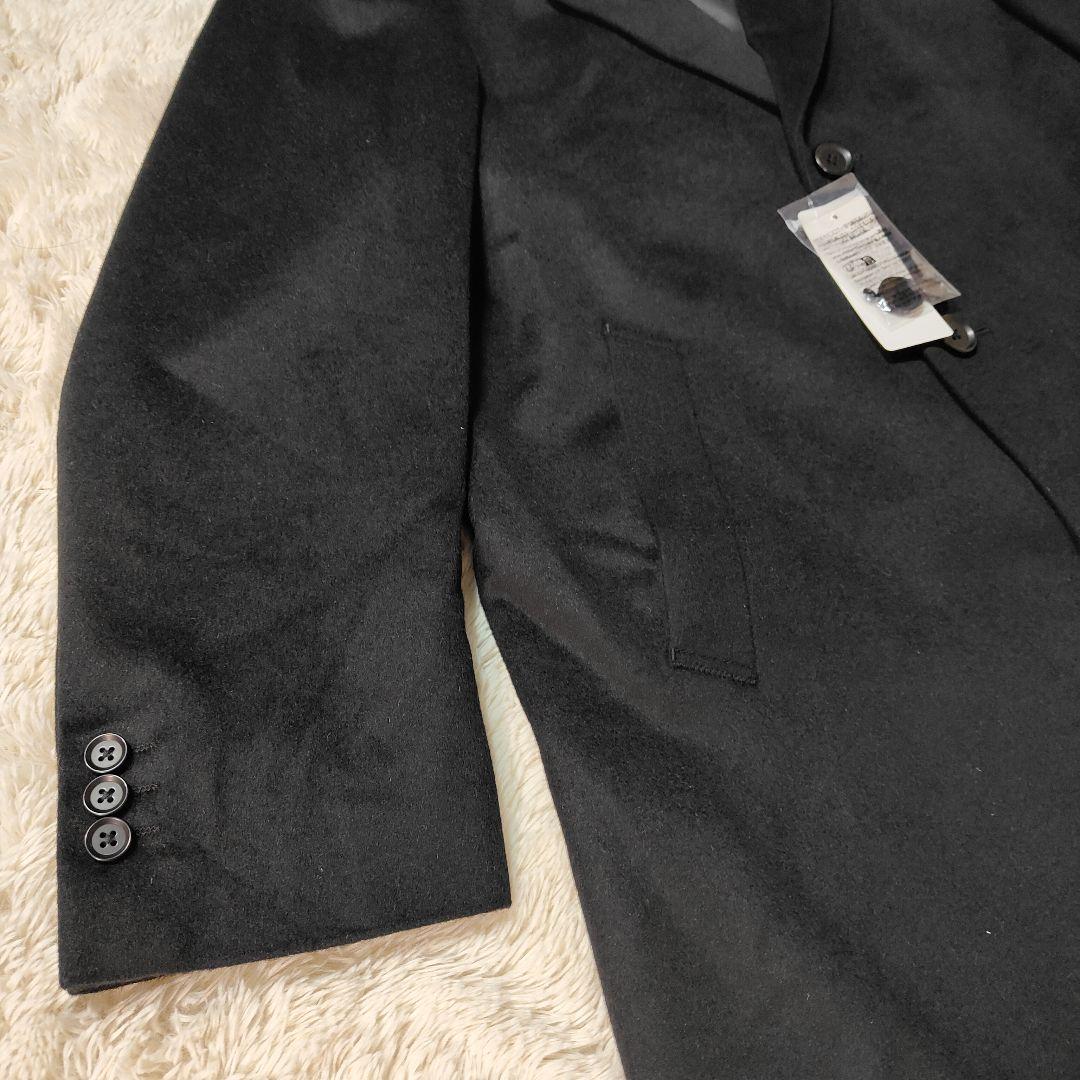 新品タグ付✨カシミヤ✨着丈101cm✨UNIQLO チェスターコート ロング丈