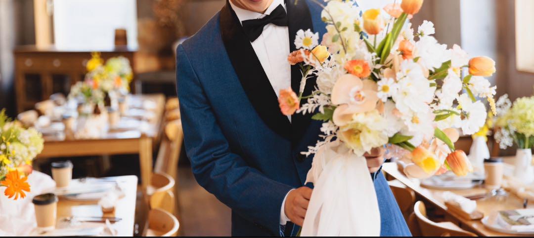 ブライダルブーケ　ブートニア　結婚式