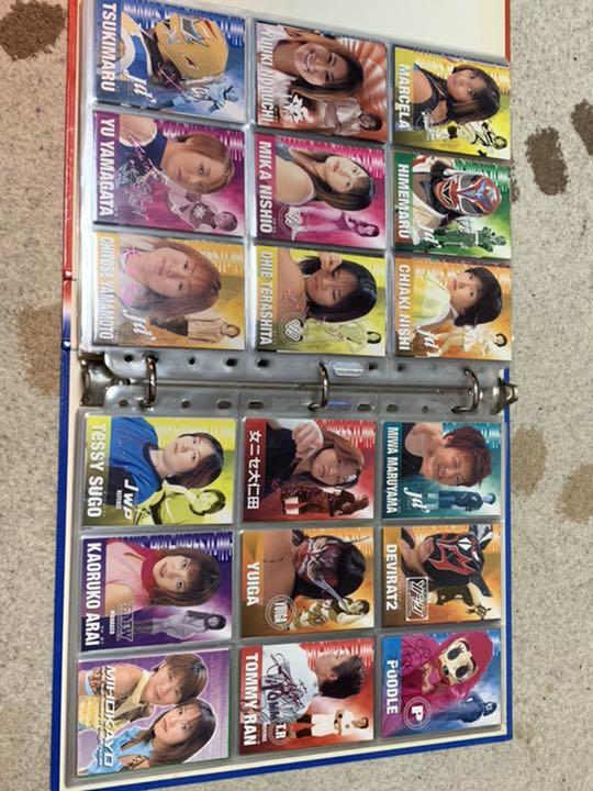 女子プロレスカード　女子プロレスサインカード　BBM女子プロレスサインカード