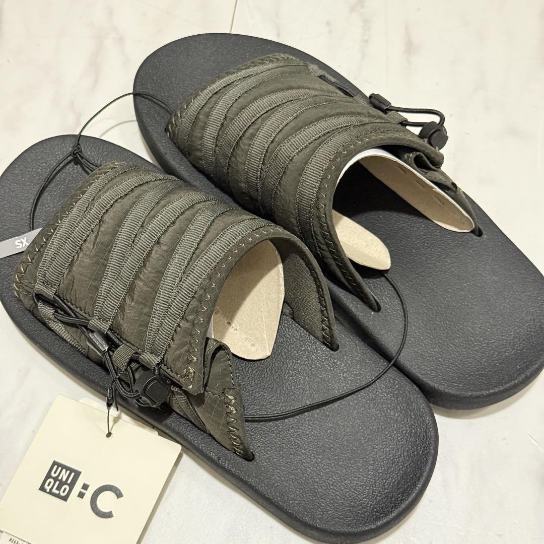 新品　スライドサンダル　S オリーブ　UNIQLO C 24cm ① XS 新品未使用品 UNIQLO C スライドサンダル オリーブ - メルカリ