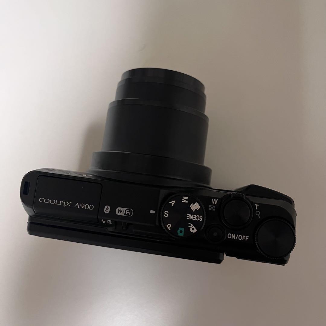 【動作確認済 美品】Nikon COOLPIX A900 ブラック SDカード付