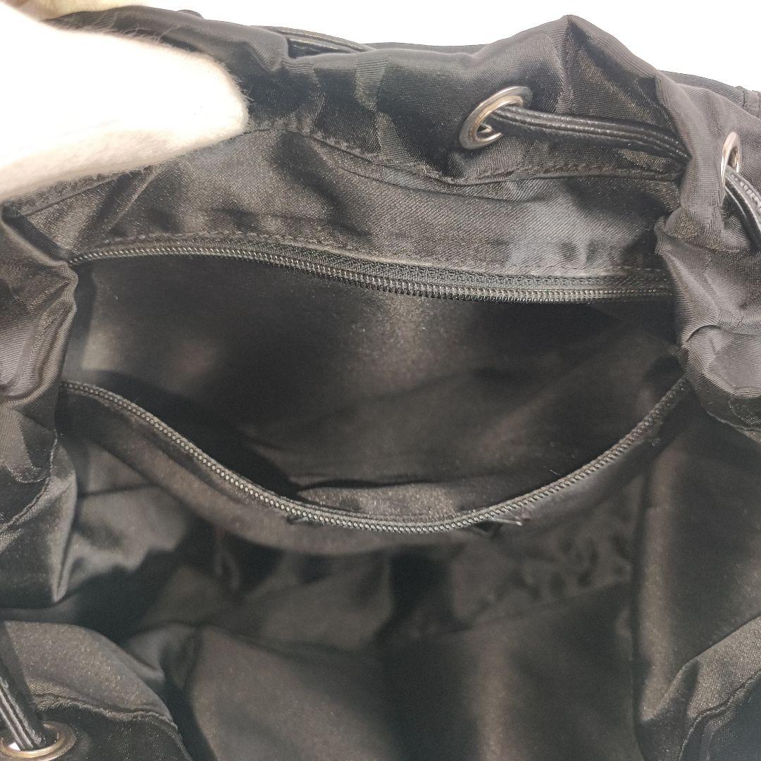 COACH　コーチ　リュック　シグネチャー　折りたたみ　ナイロン　ブラック