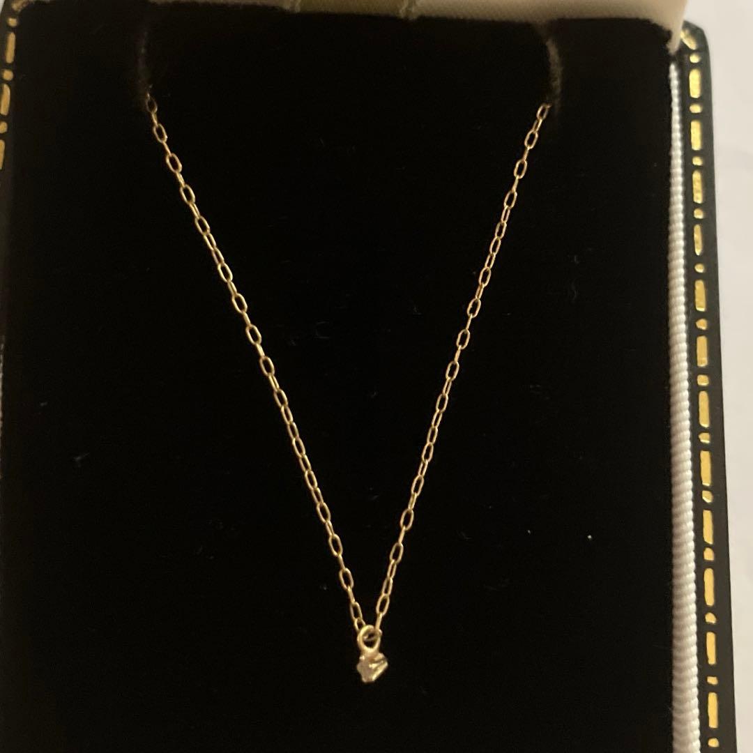 dress a dress 18Kイエローゴールド ダイヤネックレス