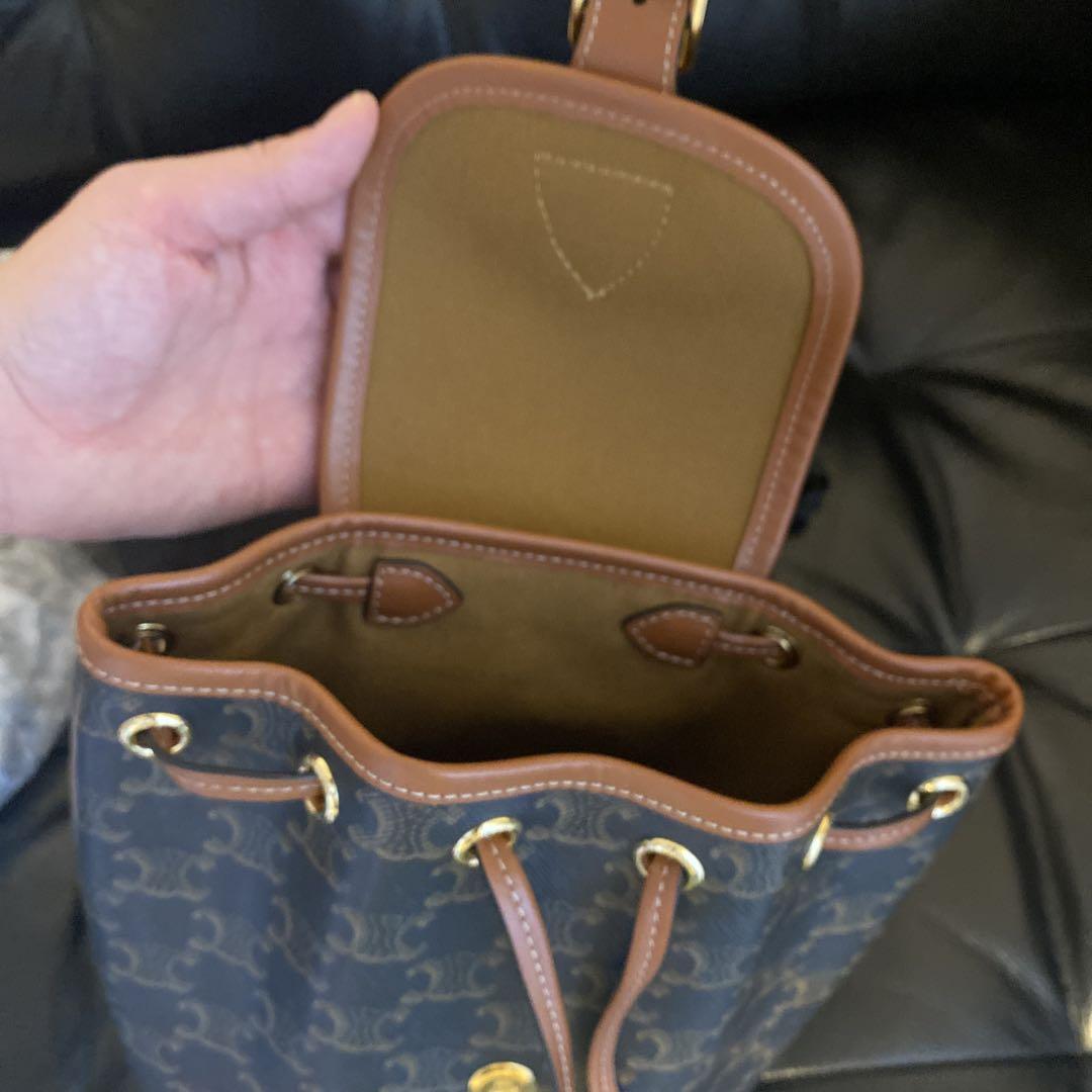 CELINE ダークブラウン バックパック