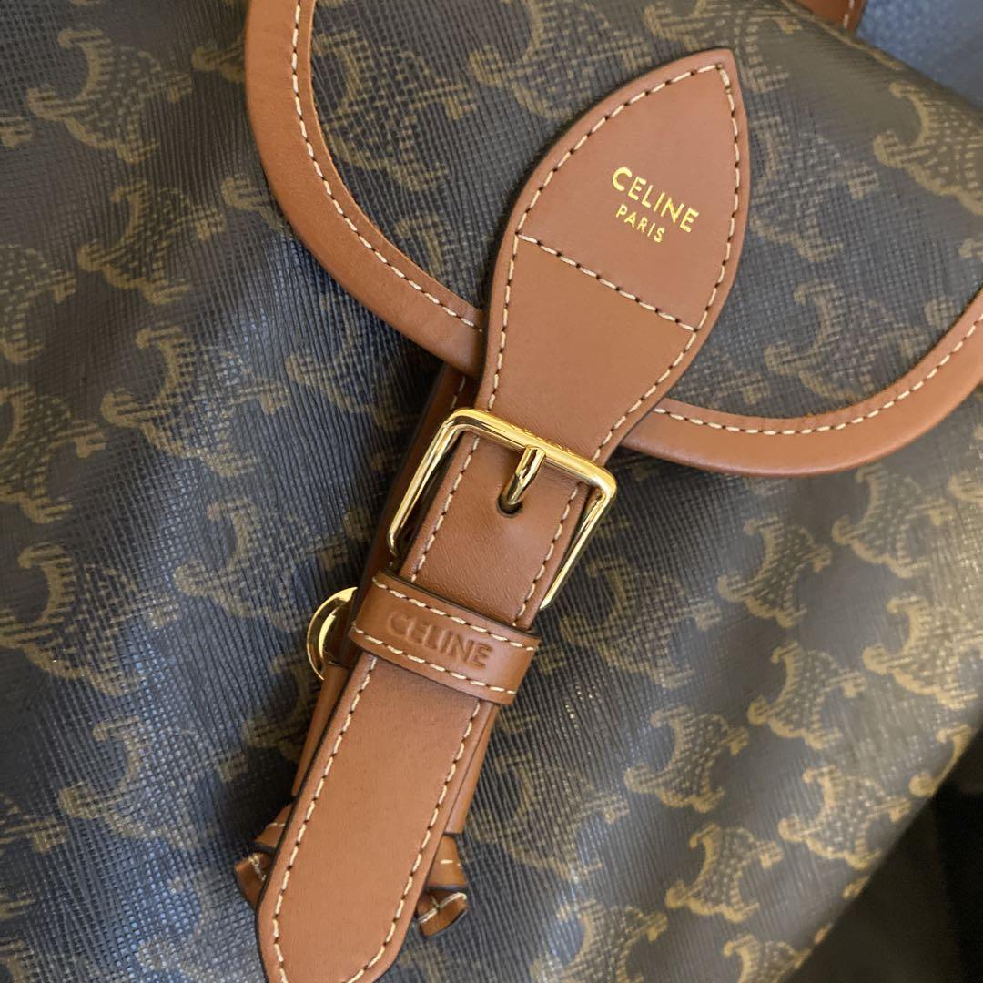 CELINE ダークブラウン バックパック