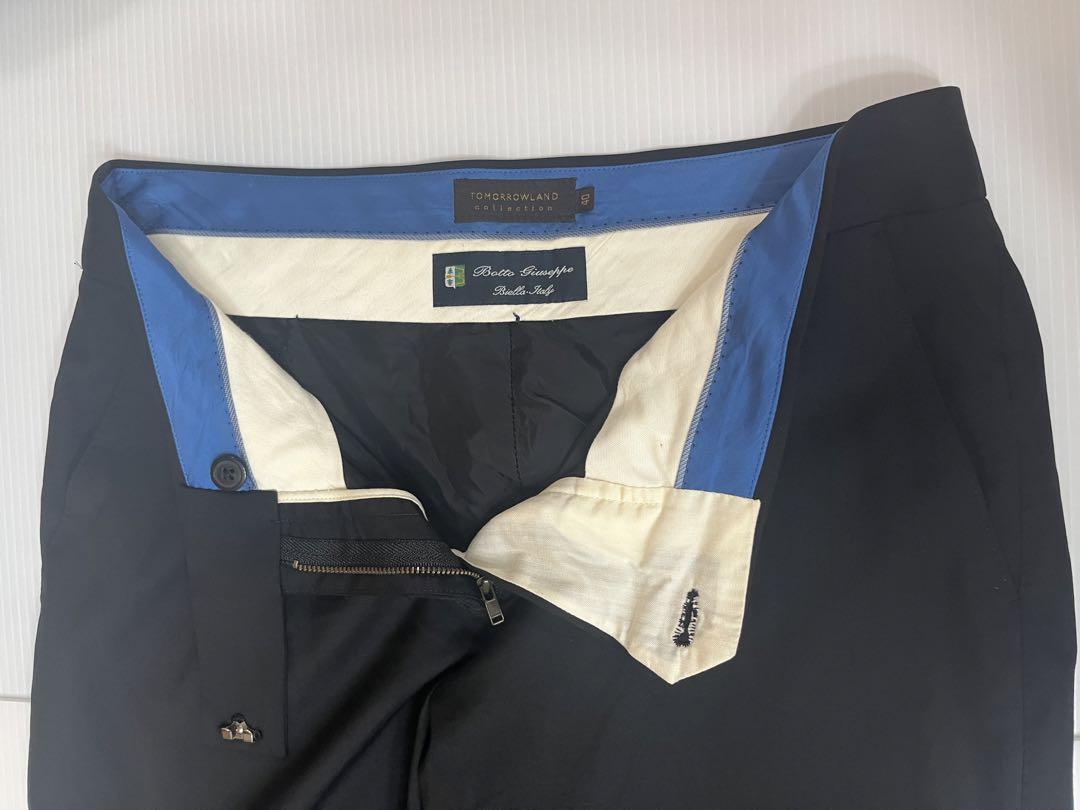 TOMORROWLAND パンツスーツ　セットアップ　BLACK  ウール　L