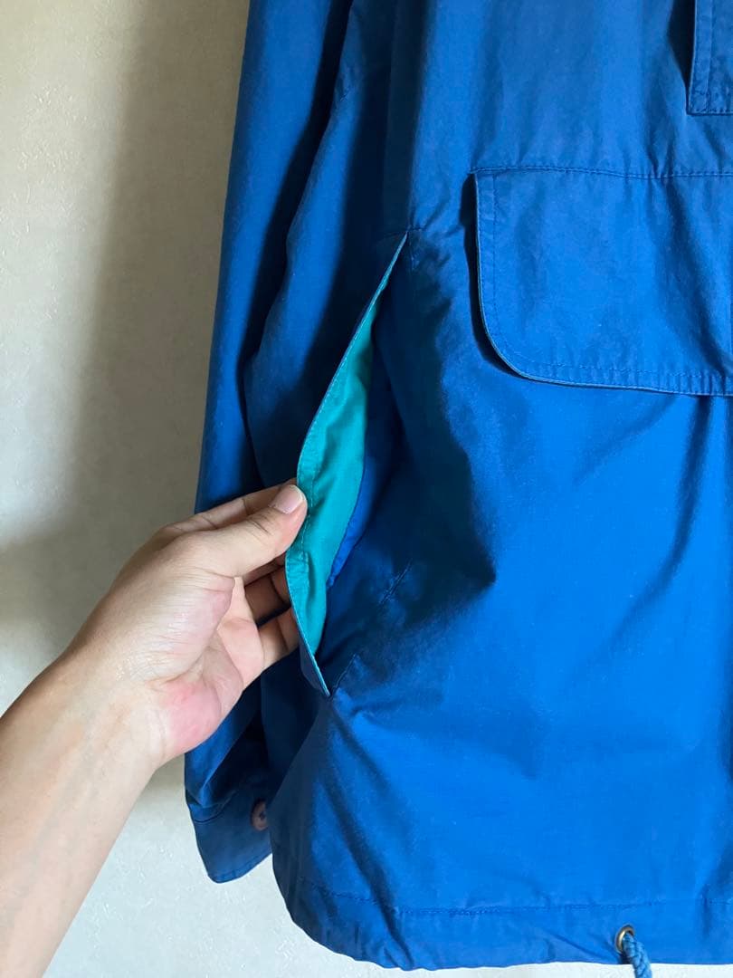 IZOD cotton anorak pullover BLUE Mサイズ