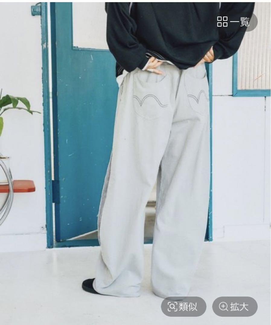 ニコアンド☆人気スタッフプロデュース☆タックモレパンツ☆グレー☆Mサイズ