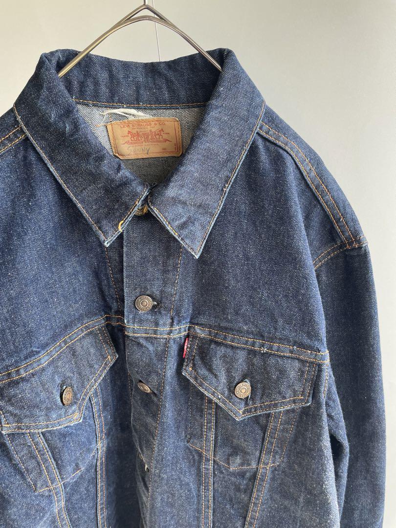 【大特価!!】 ミント 】 Levi's 濃紺 ビッグサイズ 46 BIG-E 70505 ジャケット・アウター