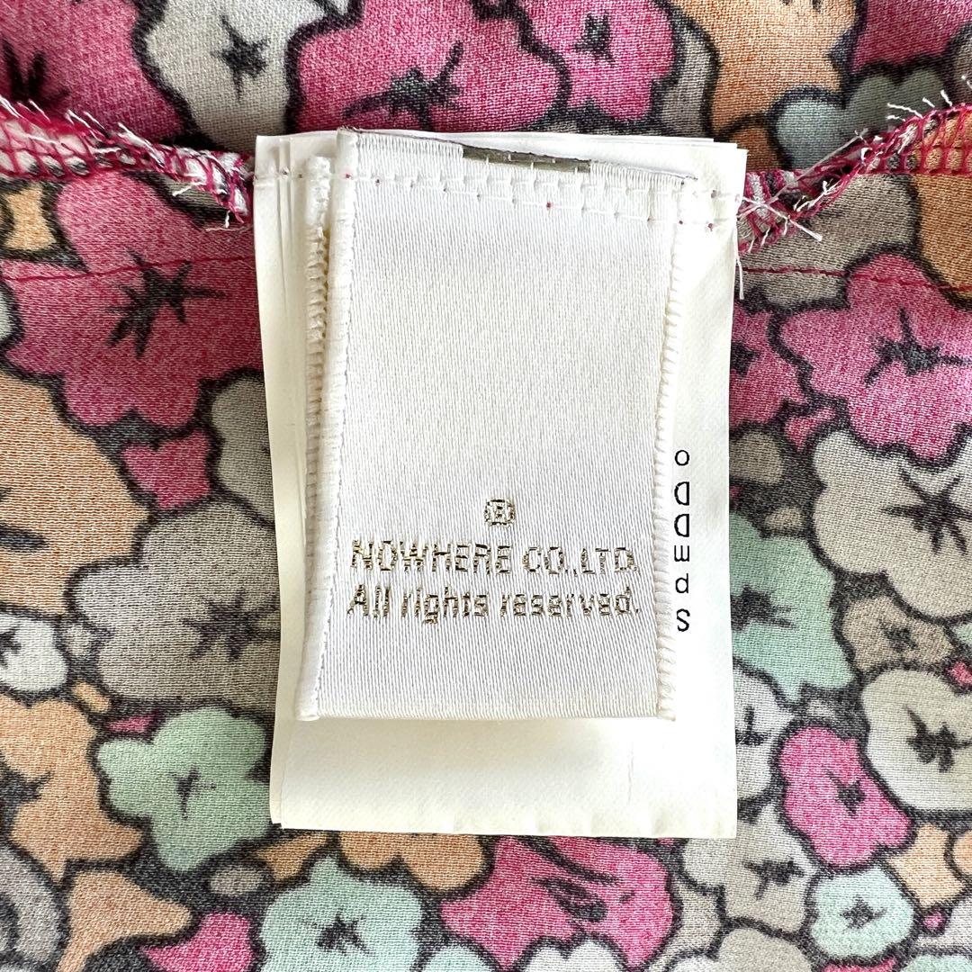 極美品✨ A BATHING APE 花柄 ノースリーブ ミニ ワンピース
