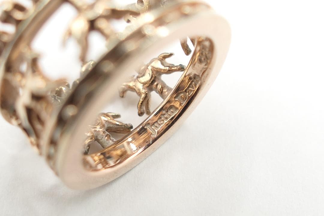 美品　3号　ジャスティンデイビス　ロイヤルカルーセル　リング　SRJ2014