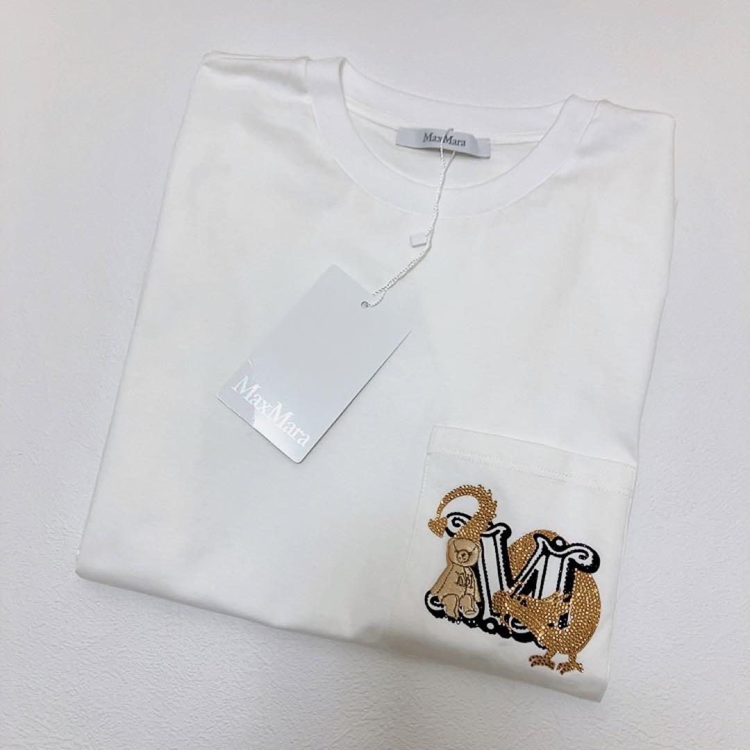 新作 MaxMara Elmo コットン Tシャツ  テディ